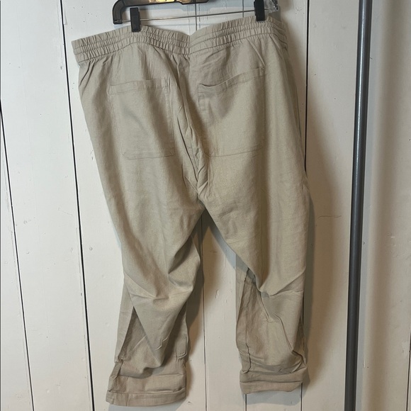 Old Navy Women’s Beige Linen Lounge Pants XXL - Picture 5 of 5